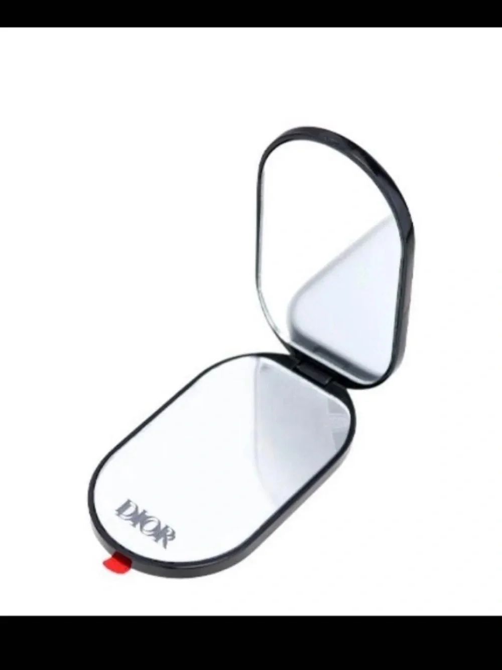 Dior Black and Silver Foldable Phone Ring Grip mirror